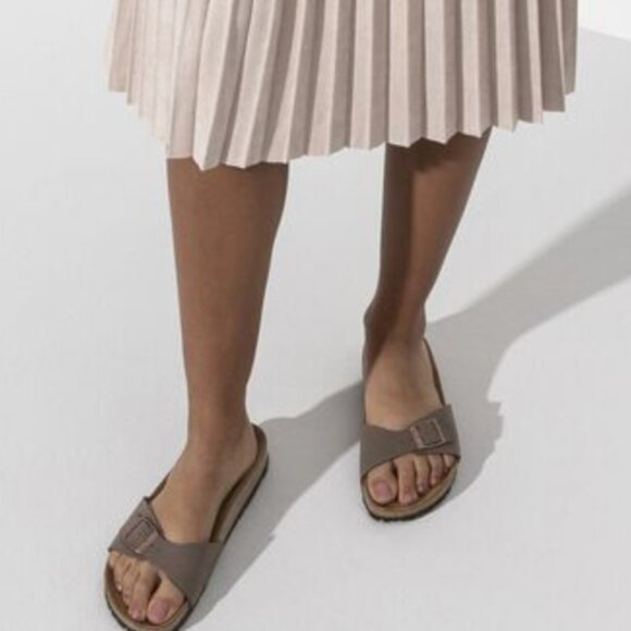 Birkenstock Shoes - Birkenstock Madrid Birkibuc Mocha 40N